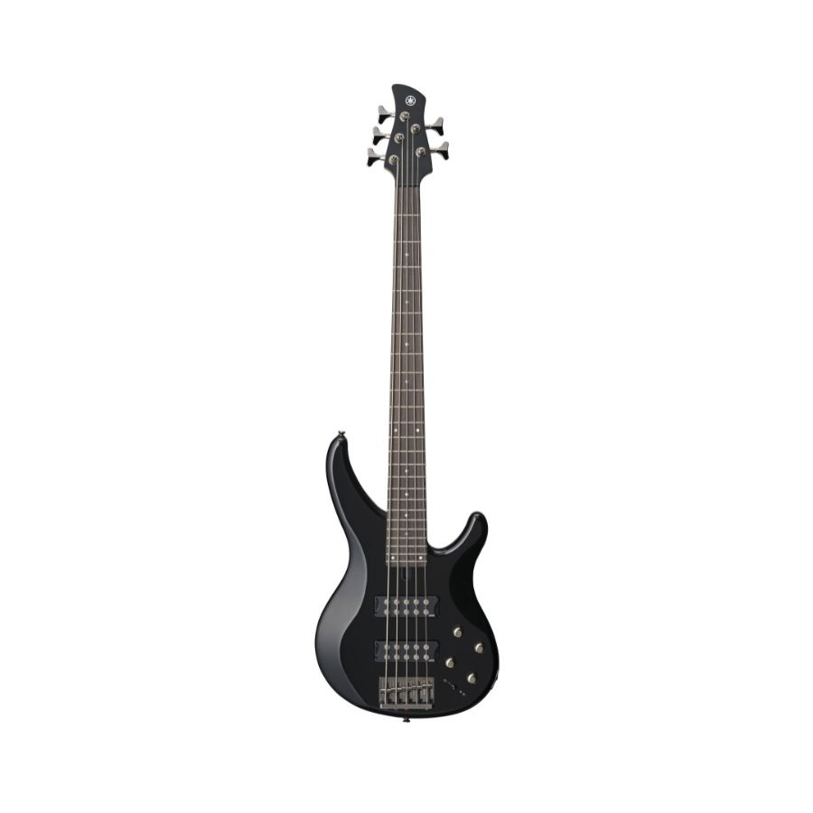 Yamaha TRBX305 Black 5-String Bass Guitar Front View Yamaha TRBX305 Black 5-String Bass Guitar Front View